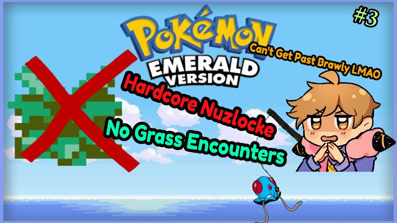 AM I overthinking things?(yes) | Pokemon Emerald Hardcore Nuzlocke: NO GRASS ENCOUNTERS! | LIVE NOW🔴