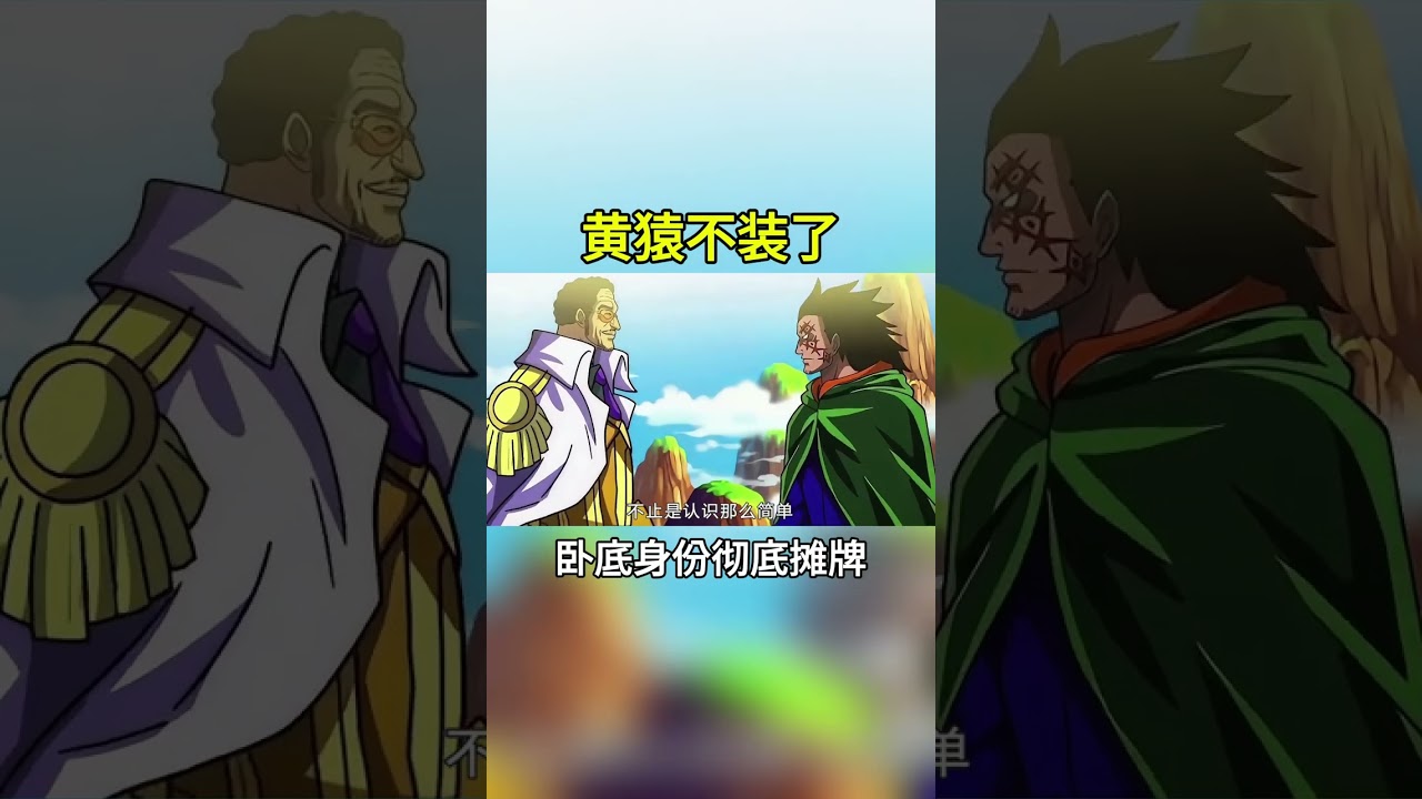 黄猿卧底身份终究没能藏好！他也一直在等待尼卡的出现 #海贼王