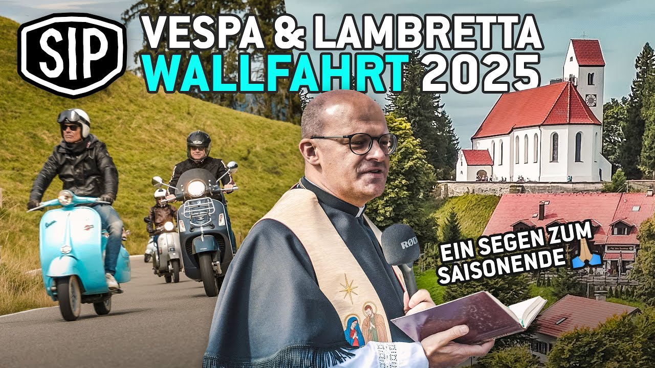 SIP Rollerwallfahrt & Fahrzeugsegnung 2025 - 31 Jahre Vespa & Lambretta