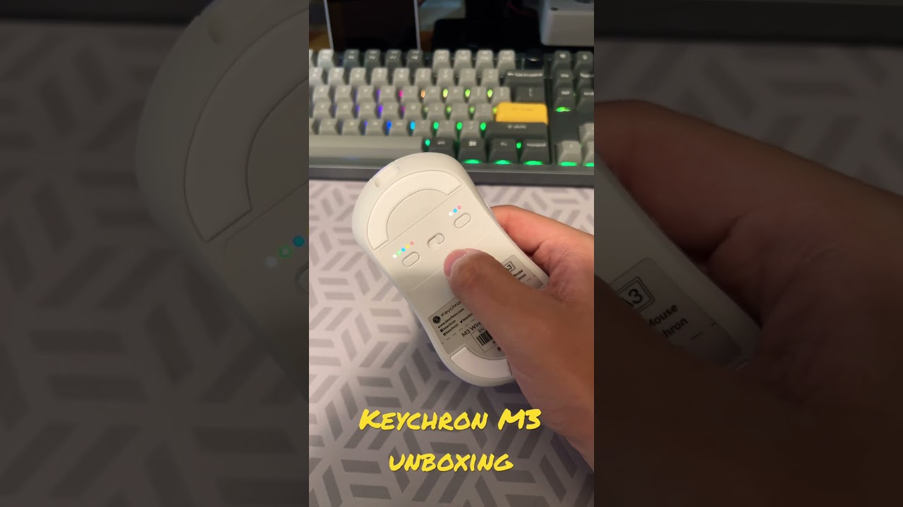 Keychron M3 White unboxing