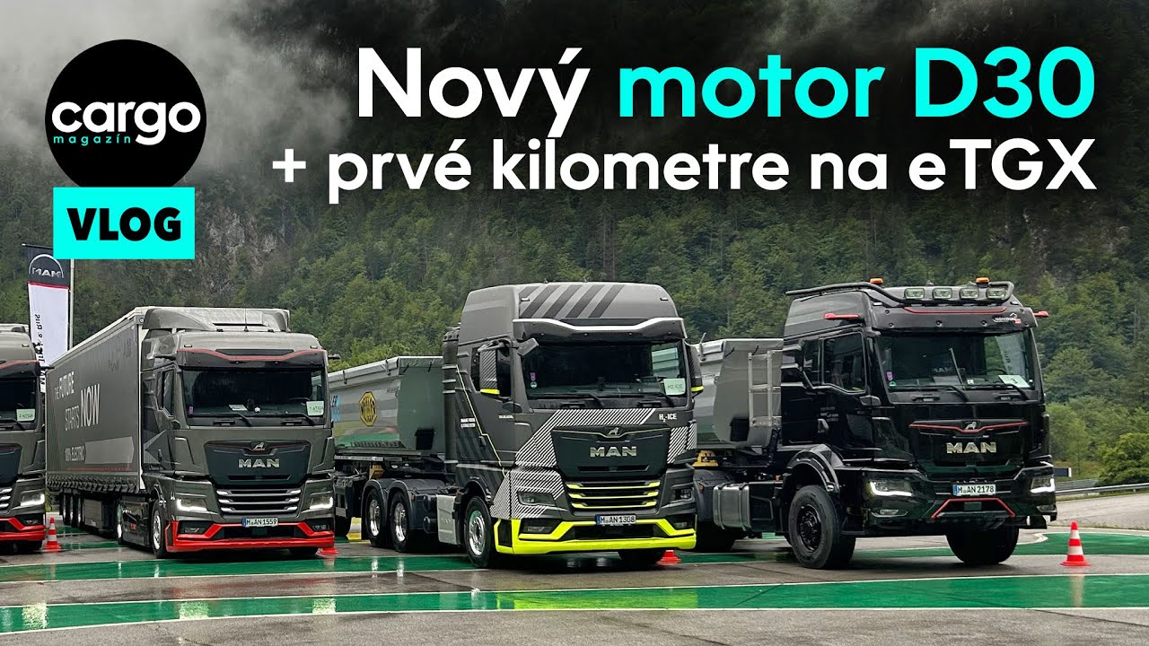 CARGO VLOG #:1 MAN s novým motorom D30 a prvé kilometre na eTGX