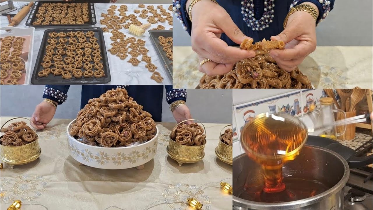 جديد شباكية2026بمكون عمرك باقا ترميه بطريقة ساهلة للتشباك بلا دليك و لا عوين🌙عسل منزلي ناجح 💯