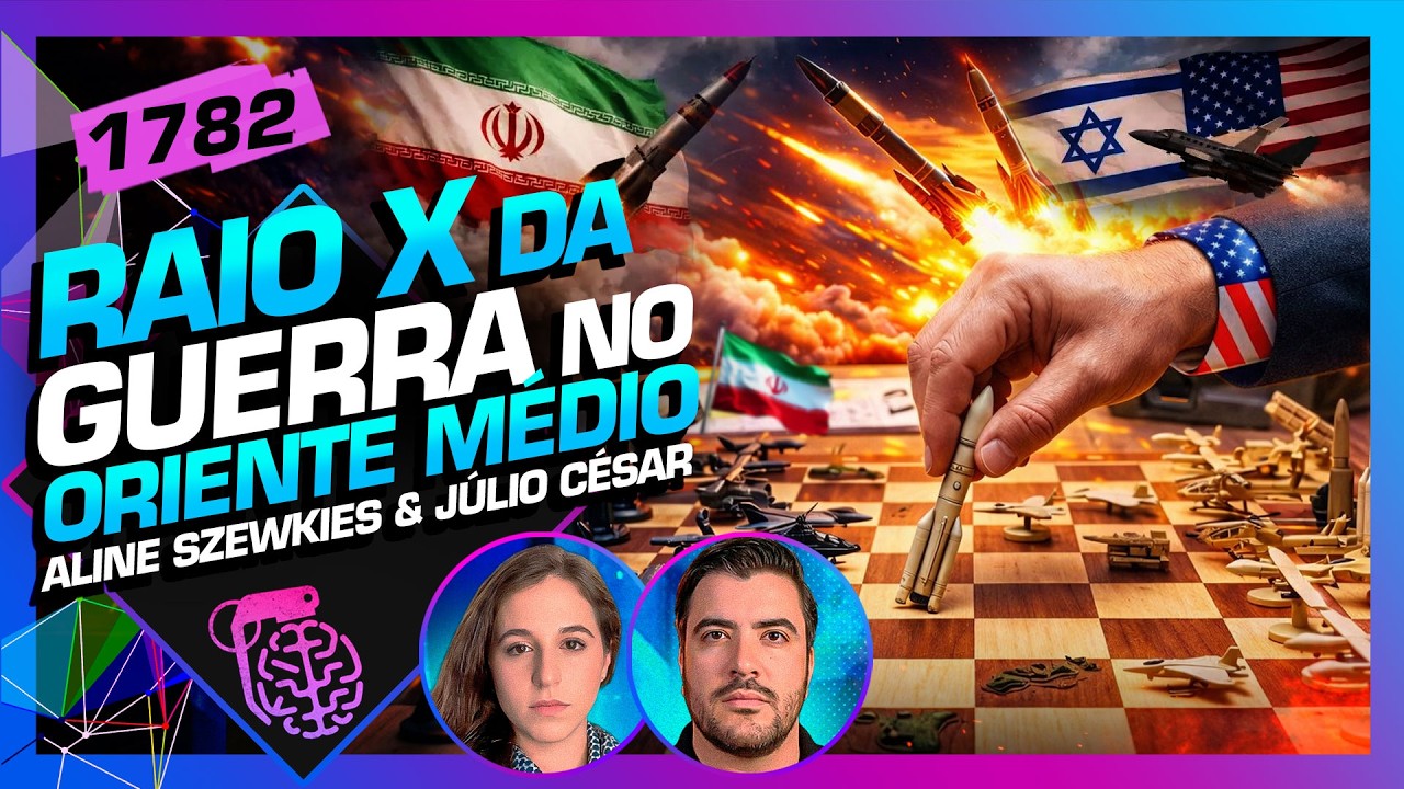 O RAIO X NA GUERRA DO ORIENTE MÉDIO: JULIO GUEDES E ALINE  - Inteligência Ltda. Podcast #1782