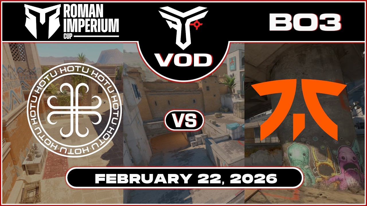 HOTU vs fnatic | Roman Imperium Cup V | #BO3 | @blakert- [ #cs2 #vod ]