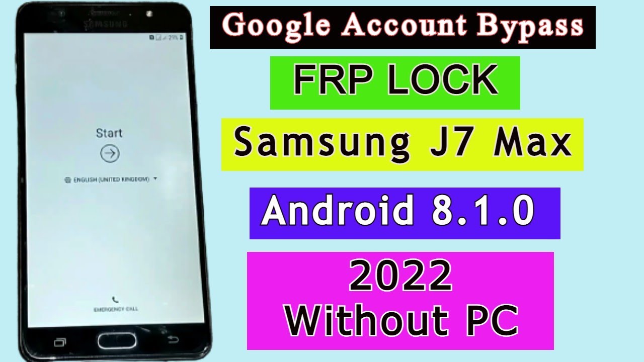 Samsung J7 Max (SM-G615F) FRP Bypass 2022 Google Account Unlock Without PC Android 8.1.0