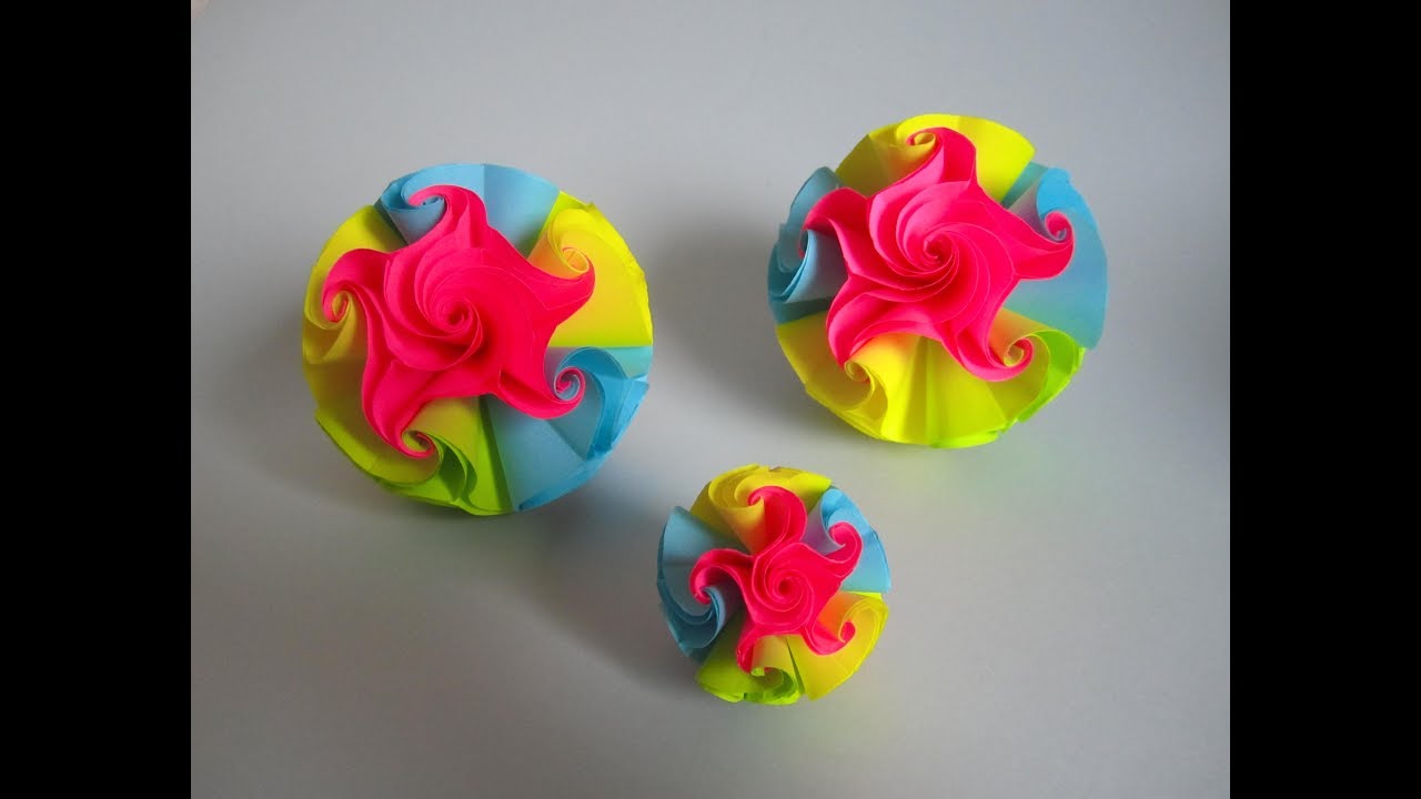 * Origami: Ball / Kugel * DIY *