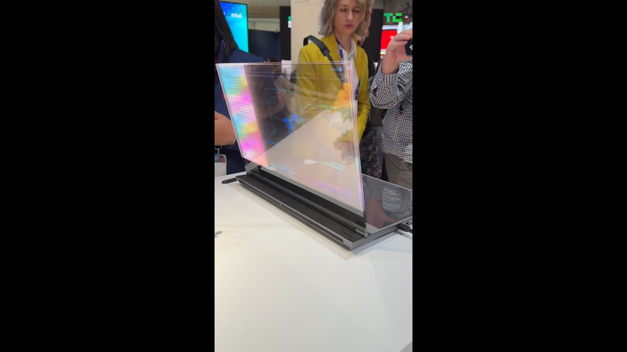 Lenovo&rsquo;s fully transparent laptop concept | MWC 24 | TechCrunch