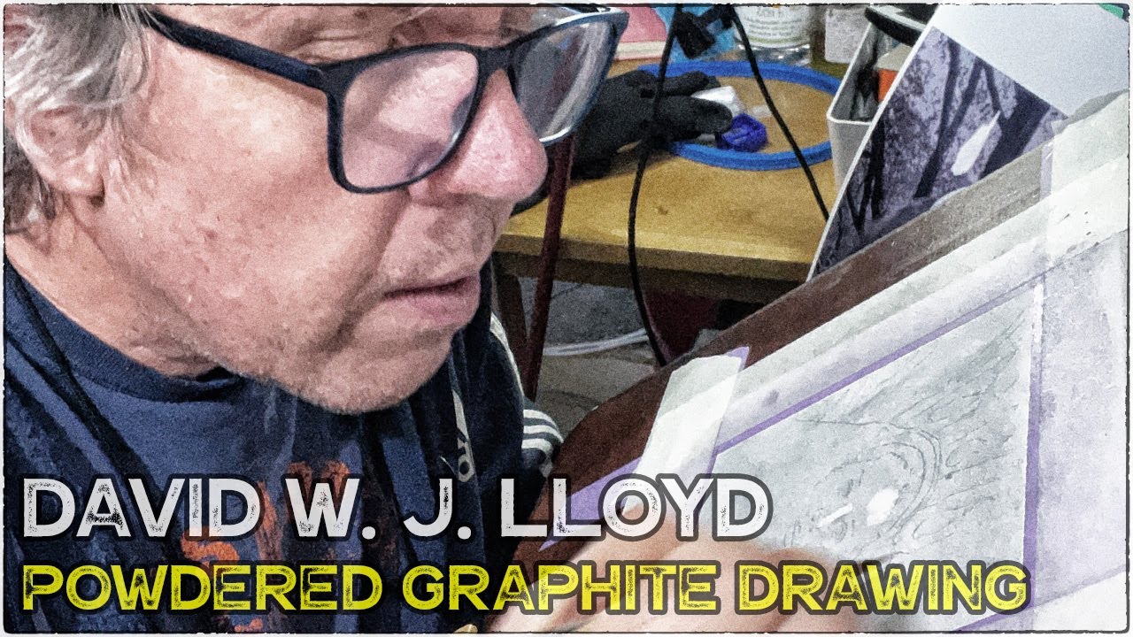 Live Art Session - Powdered Graphite Drawing - 2 (Portrait)