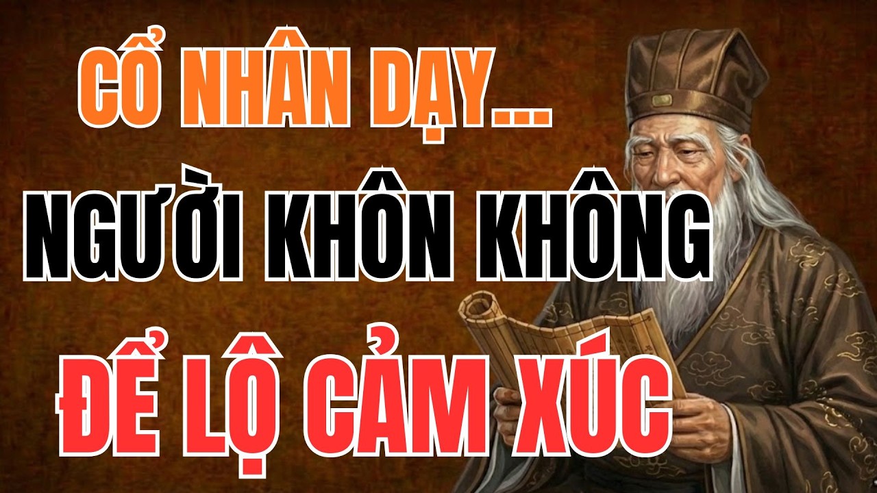 NGƯỜI KHÔN KHÔNG ĐỂ LỘ CẢM XÚC SỨC MẠNH CỦA NGƯỜI BIẾT GIẤU CẢM XÚC | BÀI HỌC CỔ NHÂN