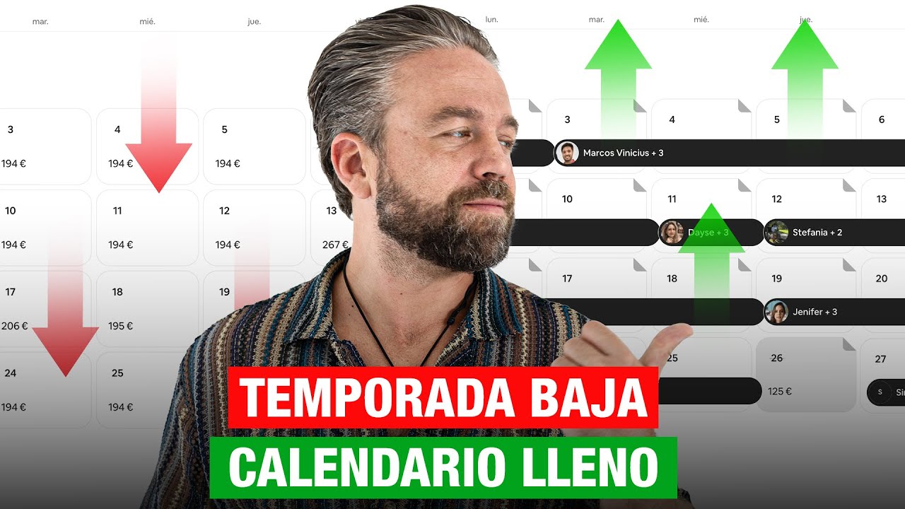 Cómo AUMENTAR la OCUPACIÓN de tu AIRBNB en temporada baja (paso a paso)