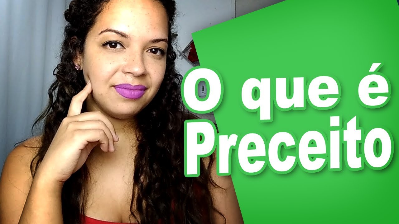 🤔O que &eacute; preceito e pra que serve?