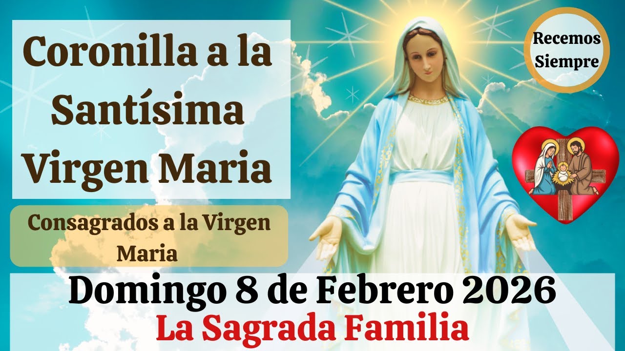 Coronilla a la Santísima Virgen Maria. Febrero  2026 #Dios  #jesus  #consagración #virgenmaria