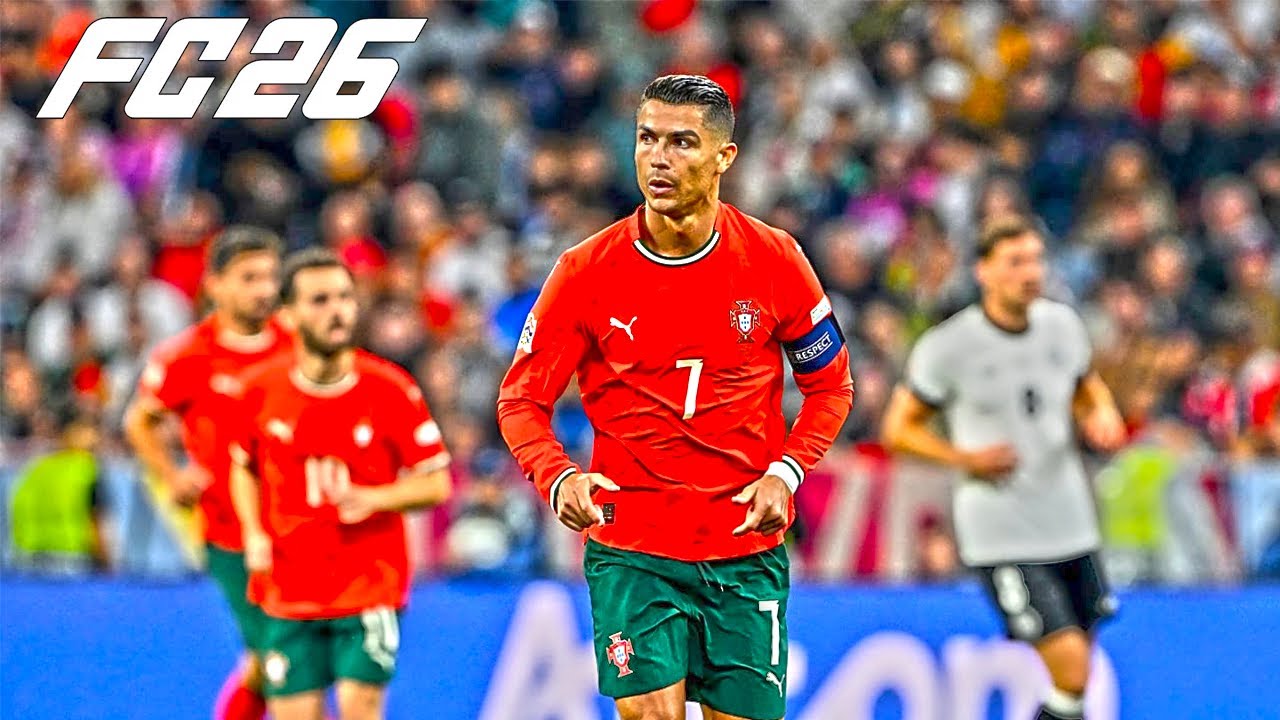 FC 26: Геймплей Германии против Португалии в финале чемпионата мира по футболу FIFA 2026