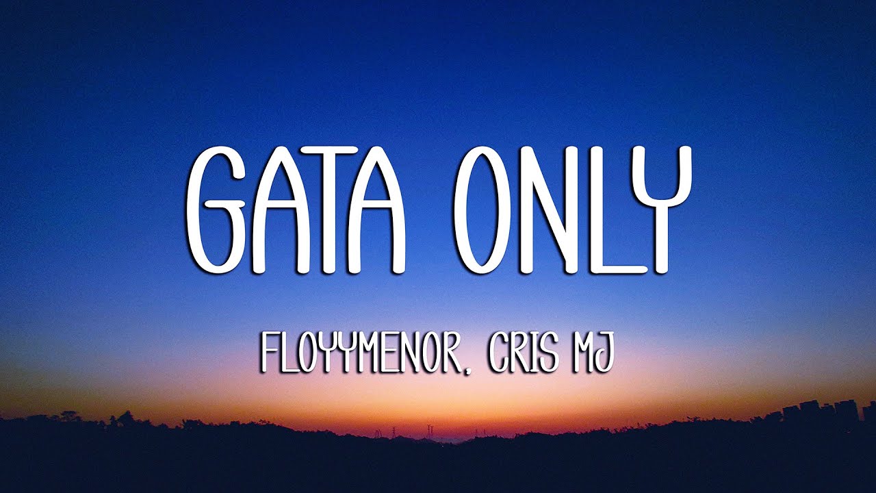 FloyyMenor - GATA ONLY ft. Cris MJ (Letra/Lyrics) (Loop Video)