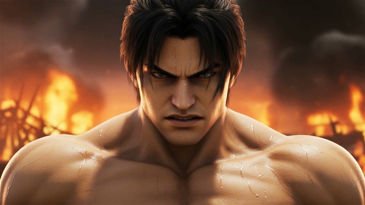 История Джина Кадзамы &mdash; короткометражный фильм по Tekken с закадровым голосом &mdash; лучшие анимационн...