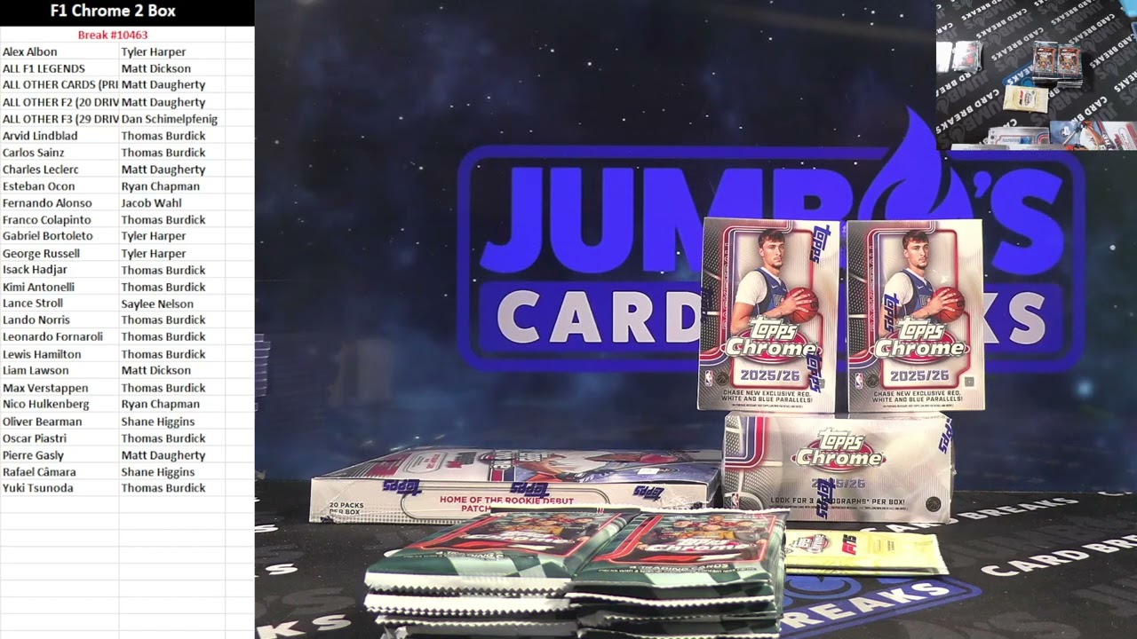 BREAK #10463   F1 Chrome 2 Box