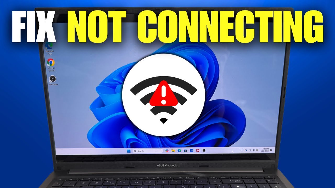 Как исправить проблему с подключением ноутбука к Wi-Fi