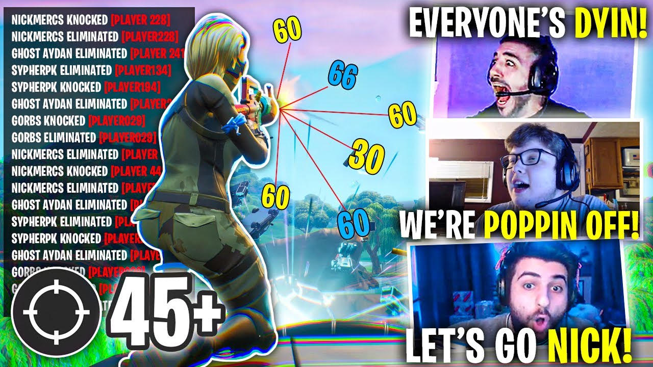 We Killed HALF The Lobby.. 45+ Elims! Ft. Ghost Aydan, SypherPK & Gorbs