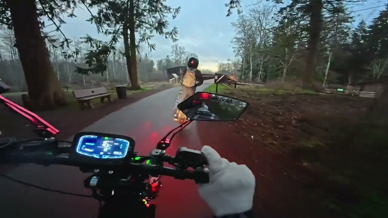 This Scooter Ride Felt Too Cinematic to Be Real 🎥🌊🌲⚡ #GleerideA7 #10000W #OlympicPeninsula