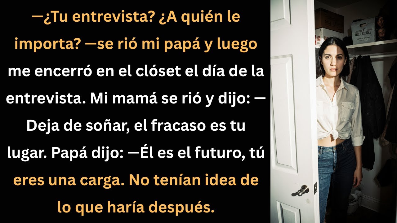 Me encerraron el día de mi entrevista — no sabían lo que iba a hacer.
