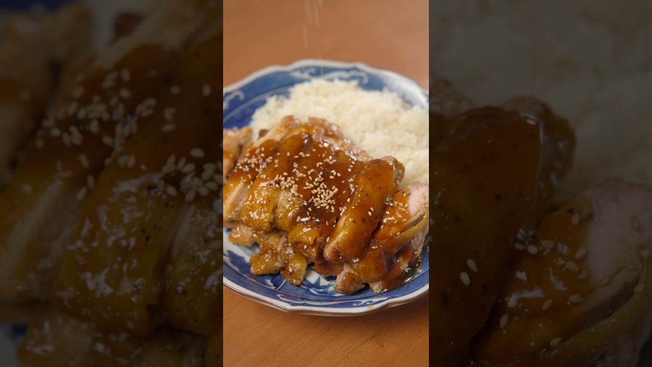 Курица с чесноком и соевым соусом #блюдаза30минут #чесноксоевыйкурица #рецепт #короткие