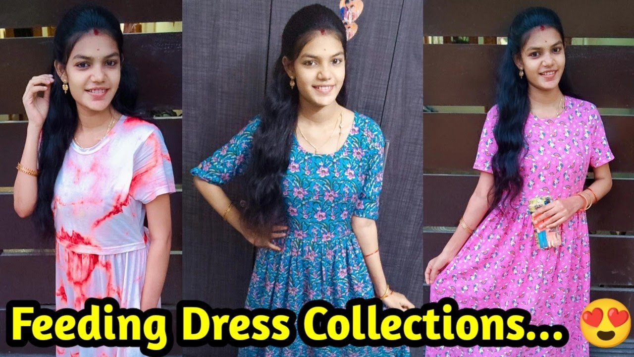 Neenga கேட்டா Feeding Dress Collections😍 | Kichu's Abi