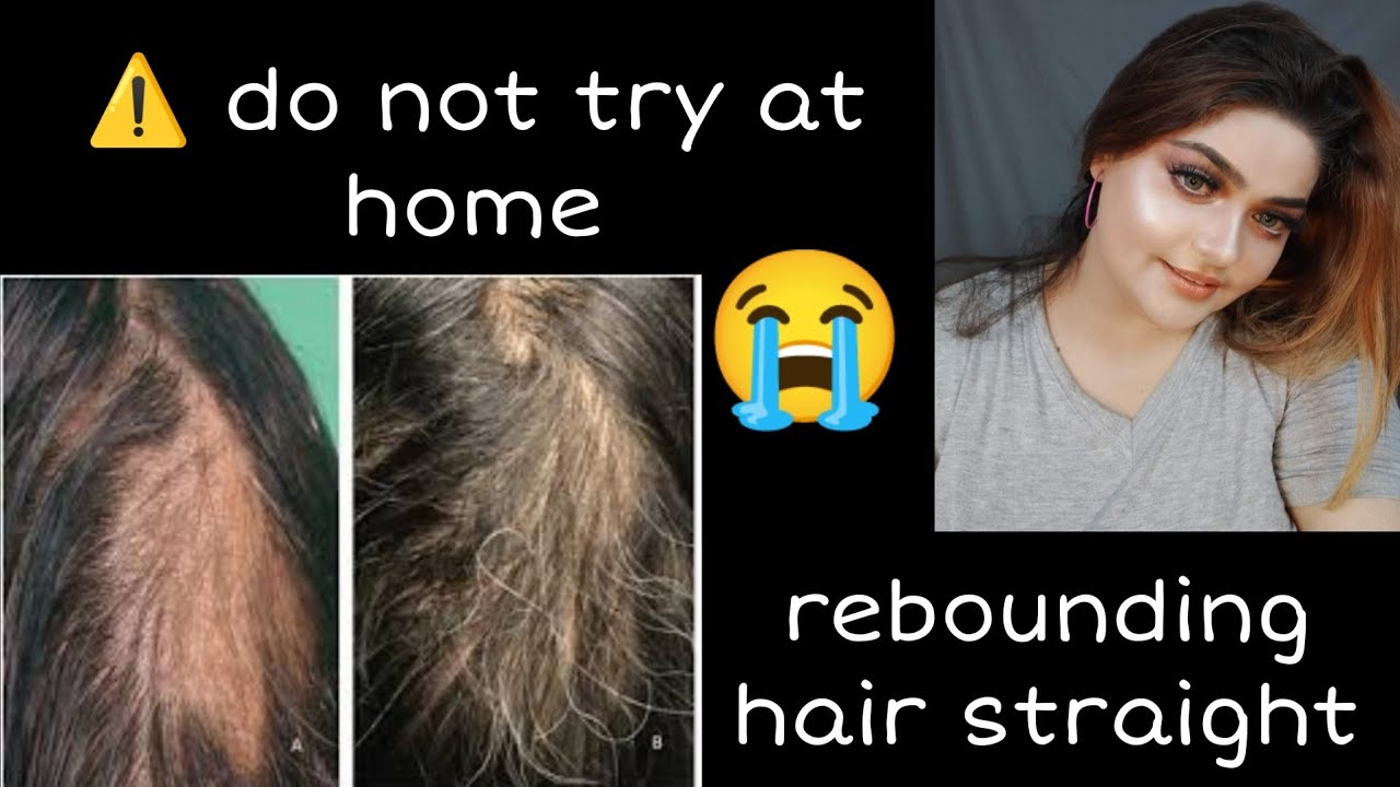 hair straight, rebounding at home is risky. Neelam jahanzaib
