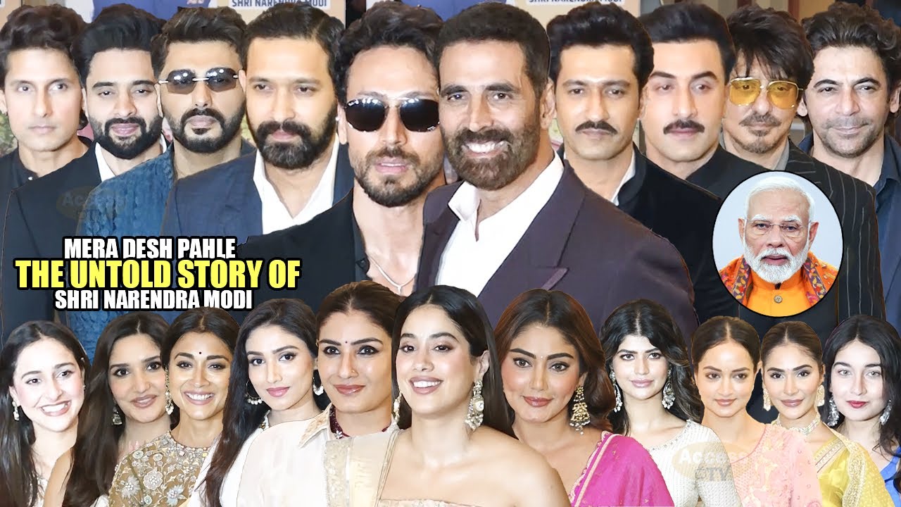 UNCUT | Mera Desh Pahle - The Untold Story Of PM Shri Narendra Modi | Grand Premiere | Akshay,Tiger