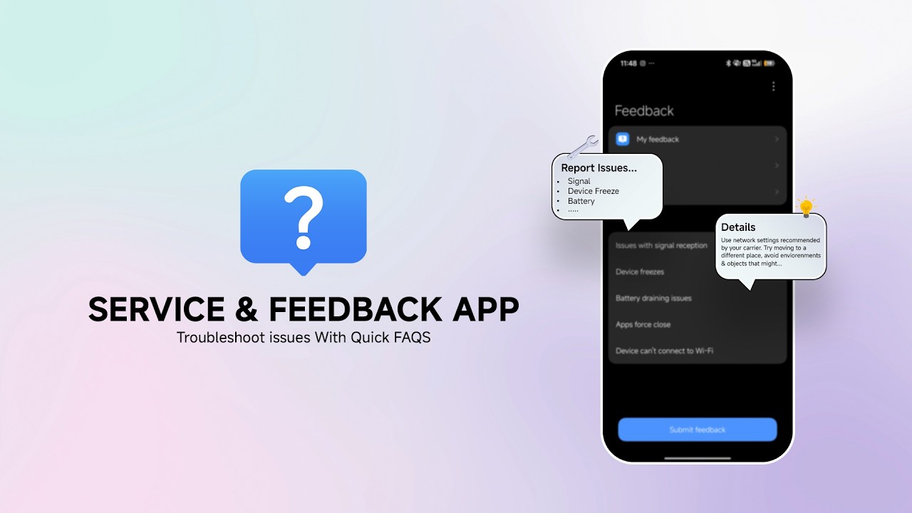 Quick Fixes Made Easy | Service & Feedback App