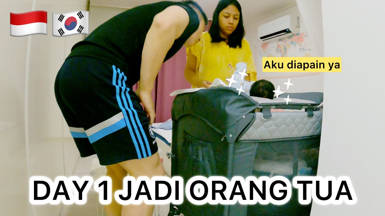 TERNYATA GINI RASANYA JADI ORANG TUA😆😅(DAY 1 JADI ORANG TUA👨🏻👦🏻👩🏻)