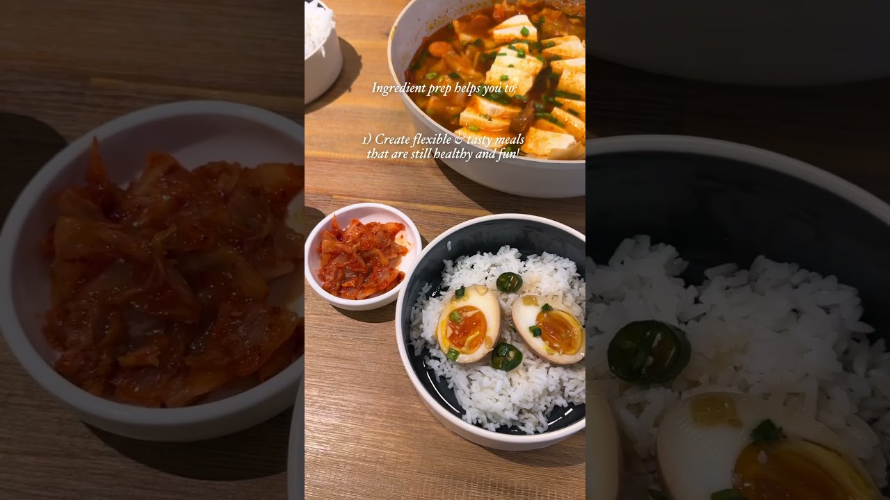 Ingredient prep | Make nutritious & fun meals more efficiently