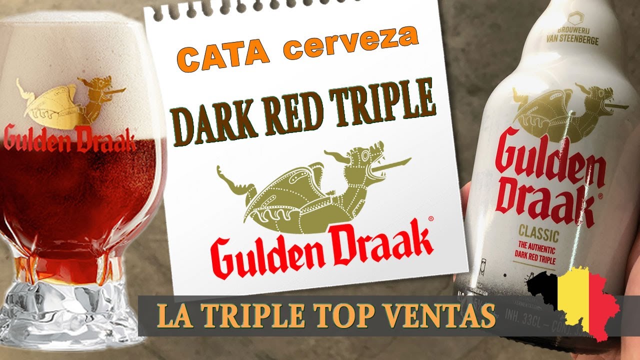 Cata cerveza GULDEN DRAAK 👍 DESCUBRE esta TRIPEL BELGA 🍺
