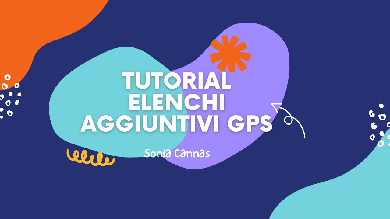 Videotutorial elenchi aggiuntivi I fascia GPS 2025