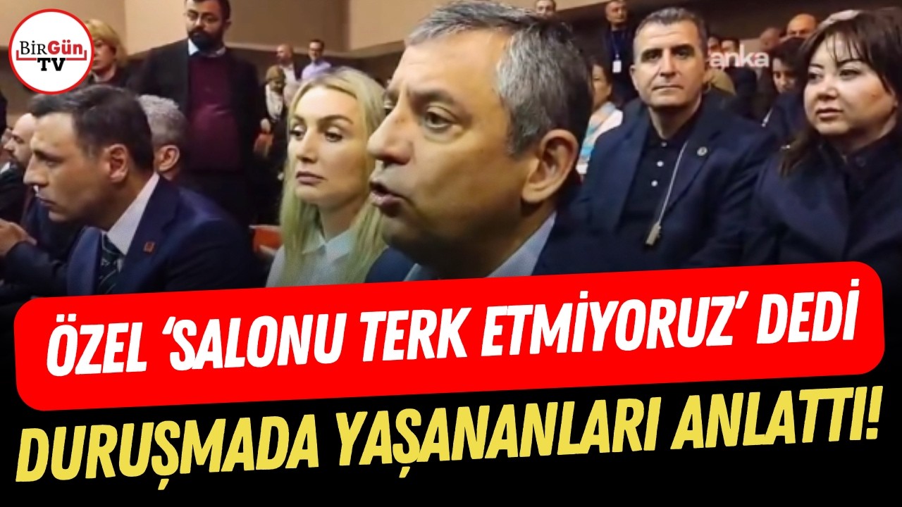 Özgür Özel duruşmada yaşananları saniye saniye anlattı! 