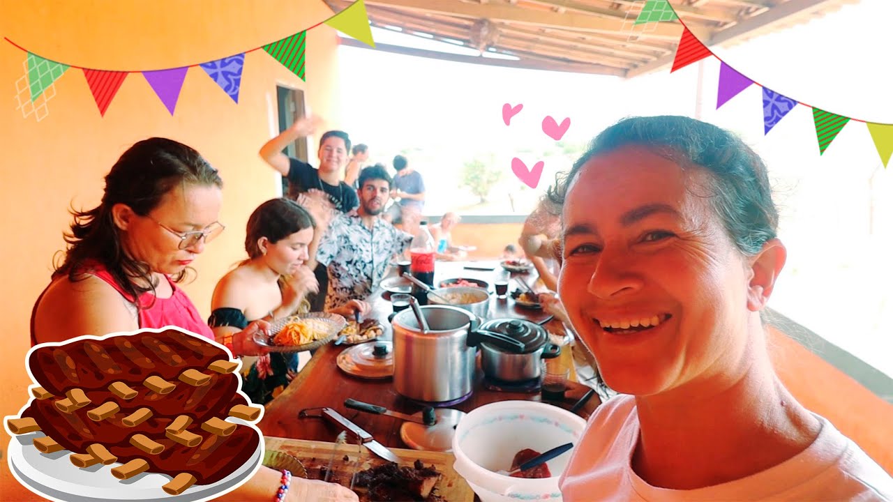 CHURRASCO NO SALGADINHO COM A FAMÍLIA