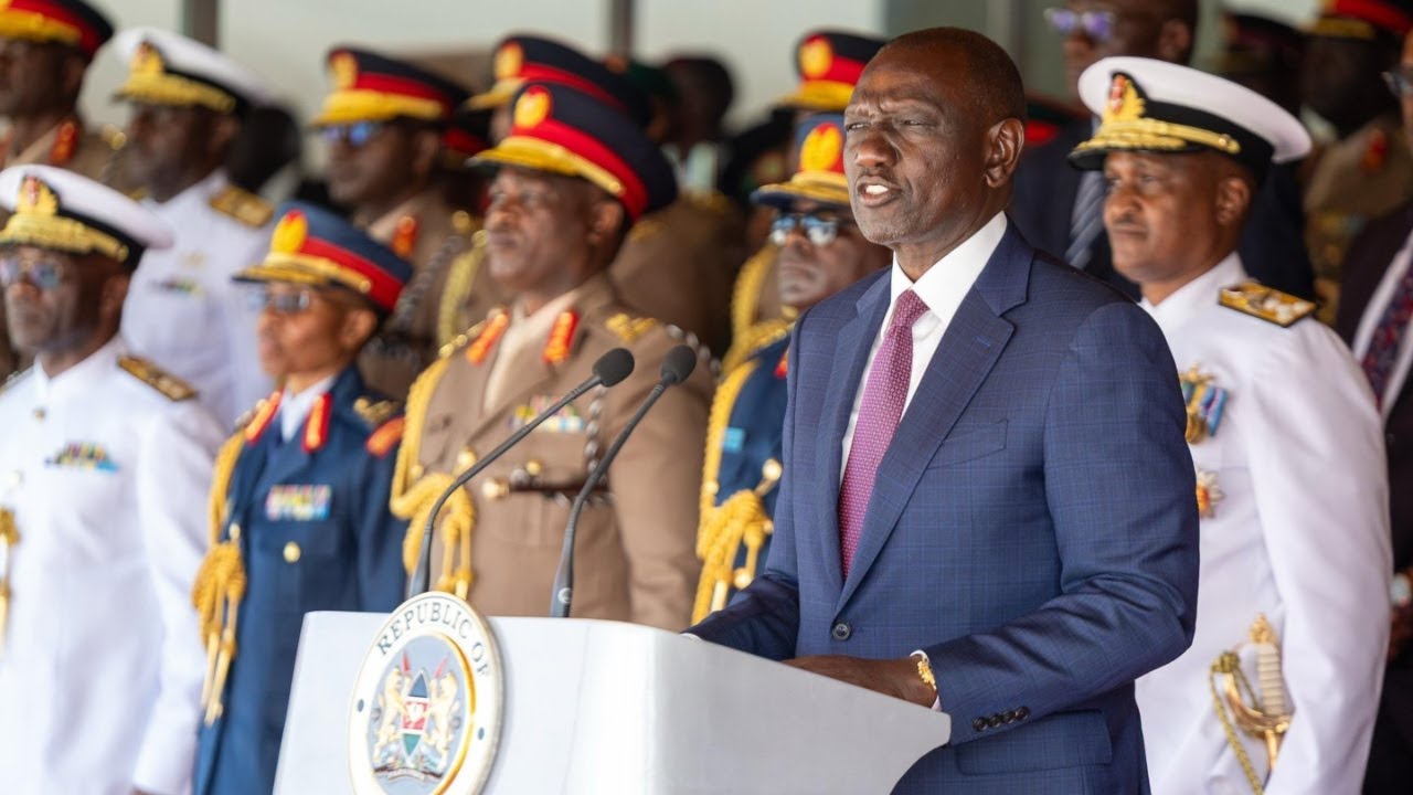 President Ruto's full speech as he presides over officer cadets commissioning Parade in Lanet,Nakuru