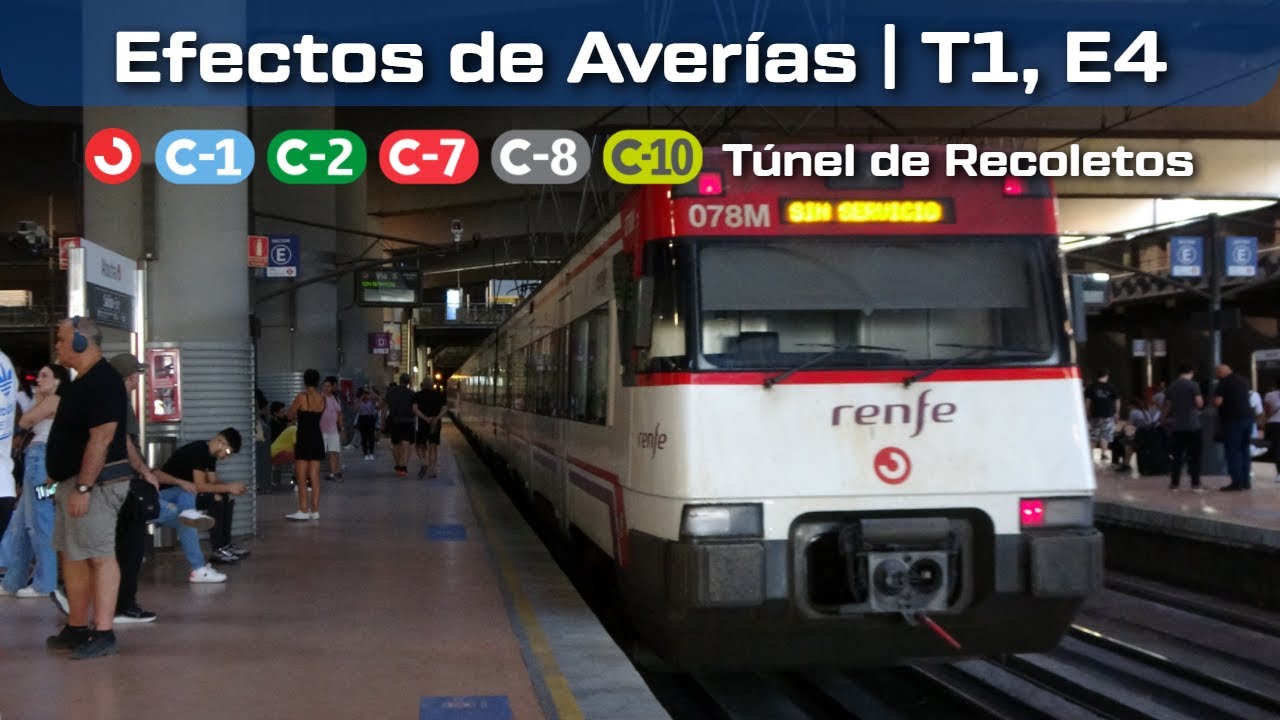 El caos se apodera de Cercanías Madrid | Efectos de Averías