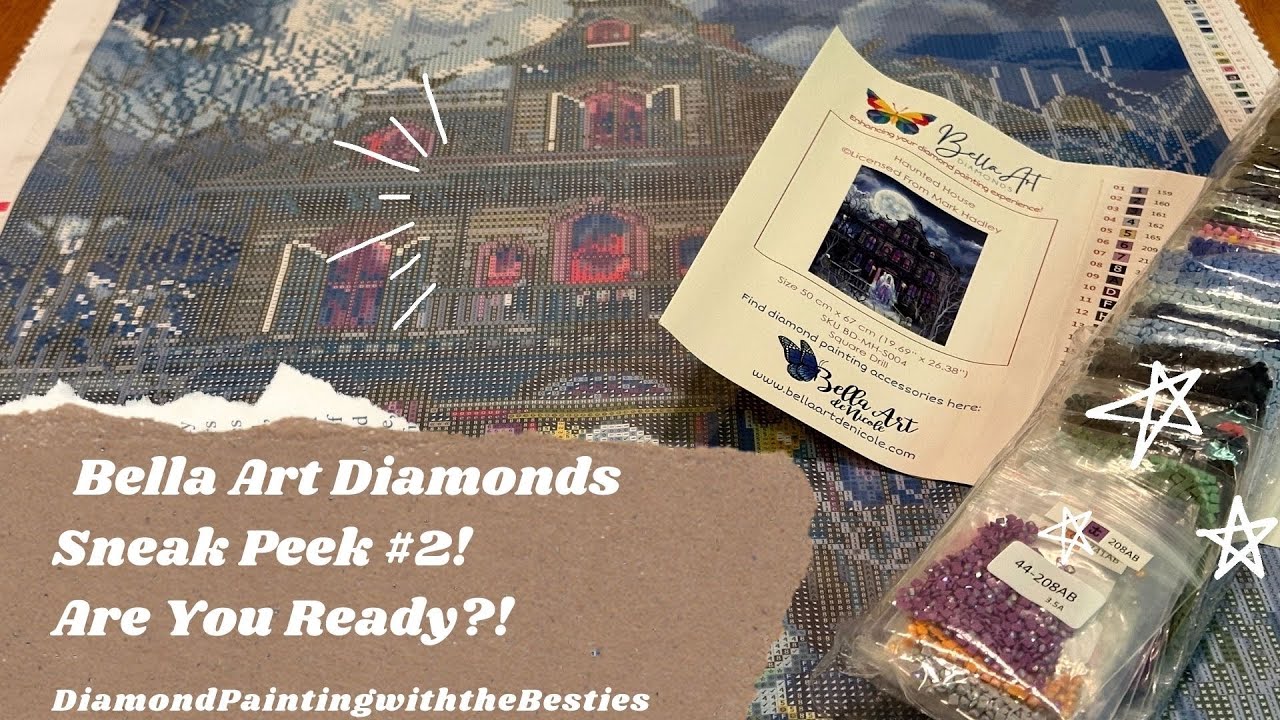 Bella Art Diamonds Sneak Peek: Haunted House by Mark Hadley