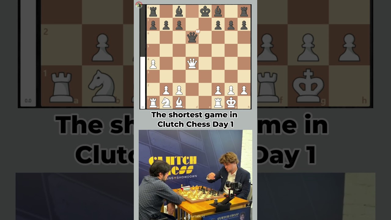 Самая короткая игра в Clutch Chess 🔥