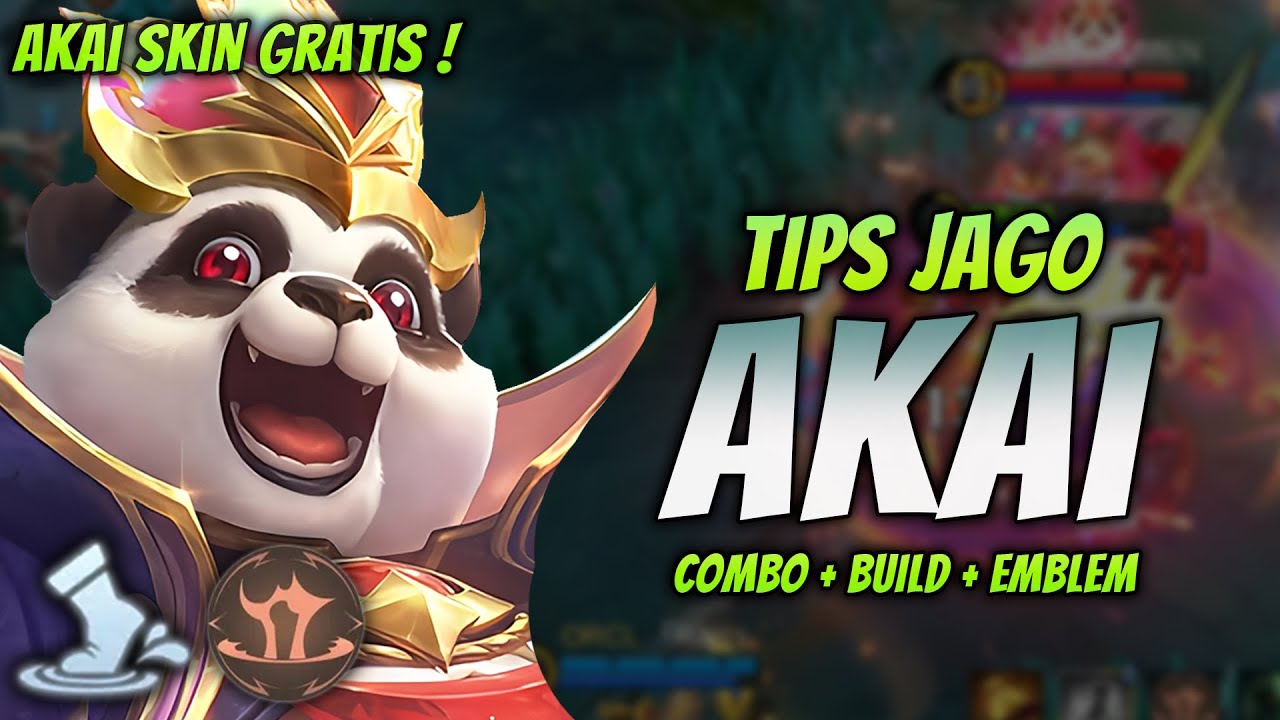 CARA MAIN AKAI META TERBARU ! BUILD & EMBLEM AKAI TERKUAT 2024 ! | AKAI ROAMER GAMEPLAY