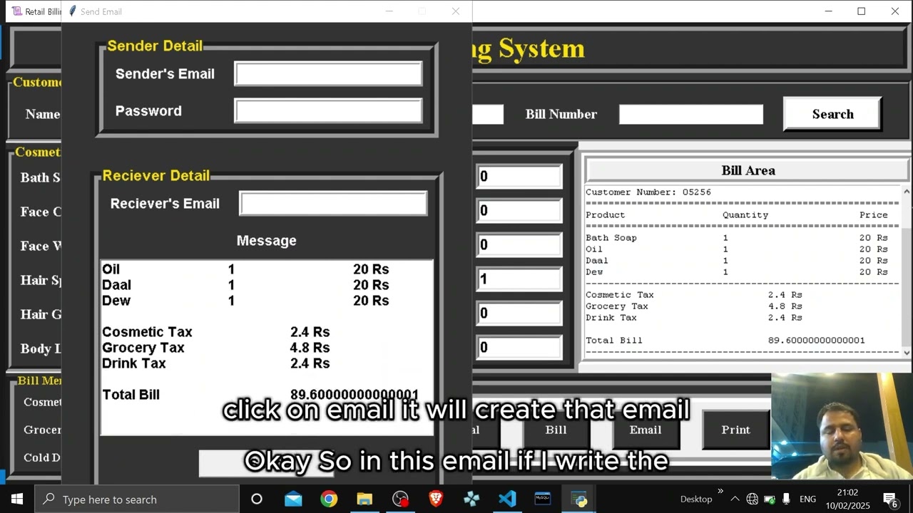 Retail Billing System in Python | POS Project Demo with GUI