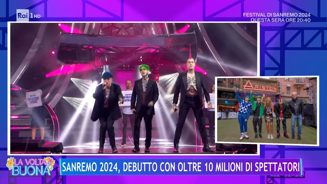 Sanremo 2024, le emozioni dei cantanti dopo il debutto - La Volta Buona 07/02/2024