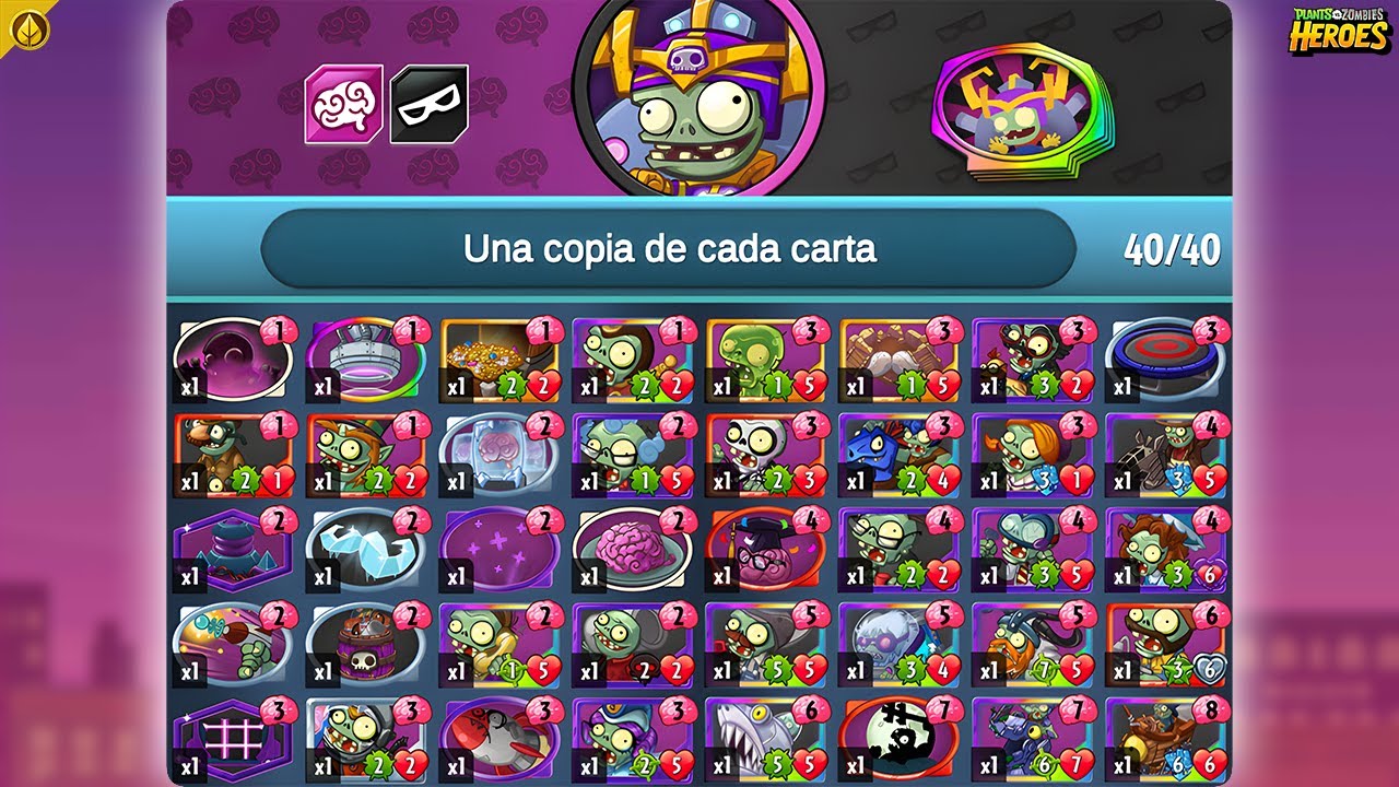 ¡EL RETORNO DEL RETO DE UNA COPIA DE CADA CARTA! | CARTÁSTROFE #1 | Plants vs. Zombies: Heroes