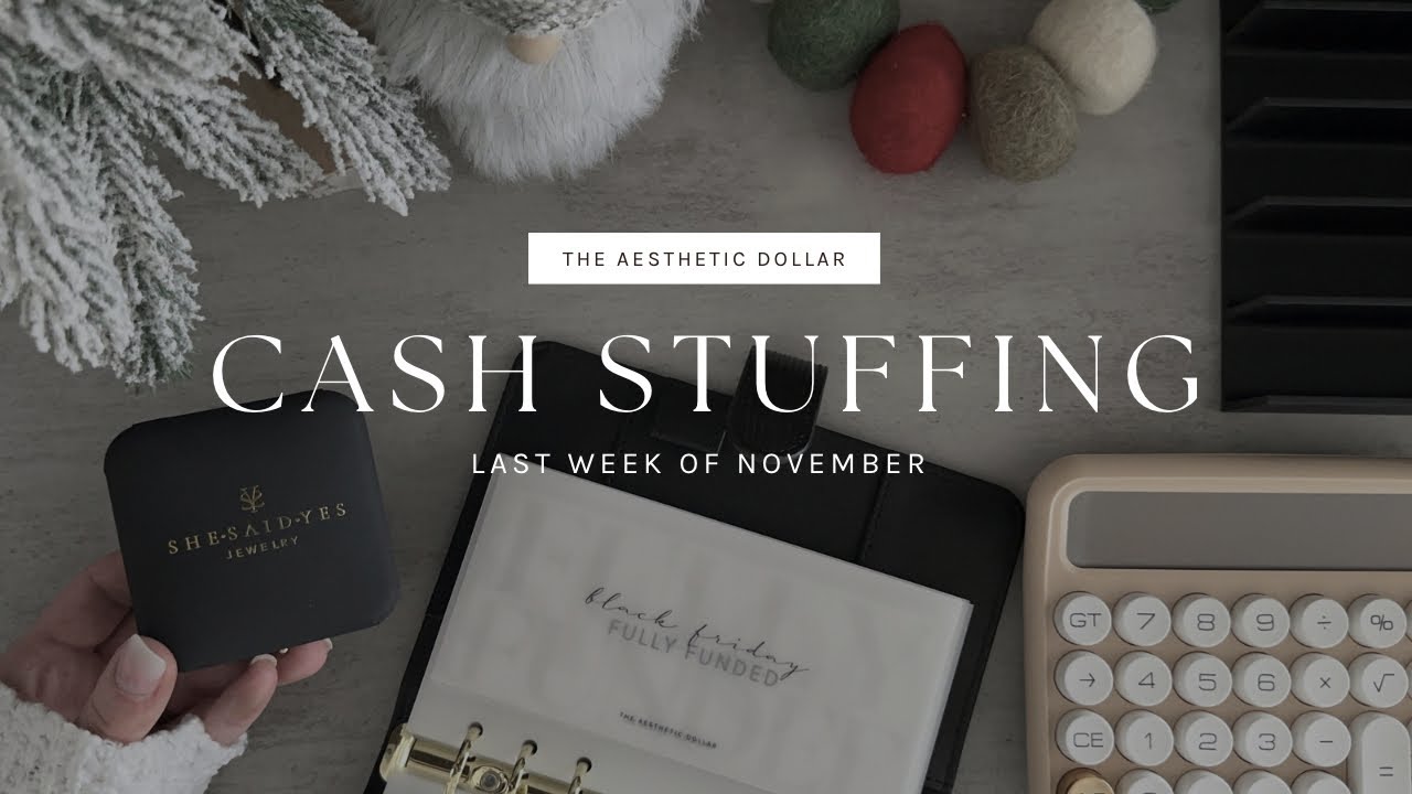 Cash Stuffing | $825 | November No. 5 | SheSaidYes Unboxing | Dave Ramsey Inspired