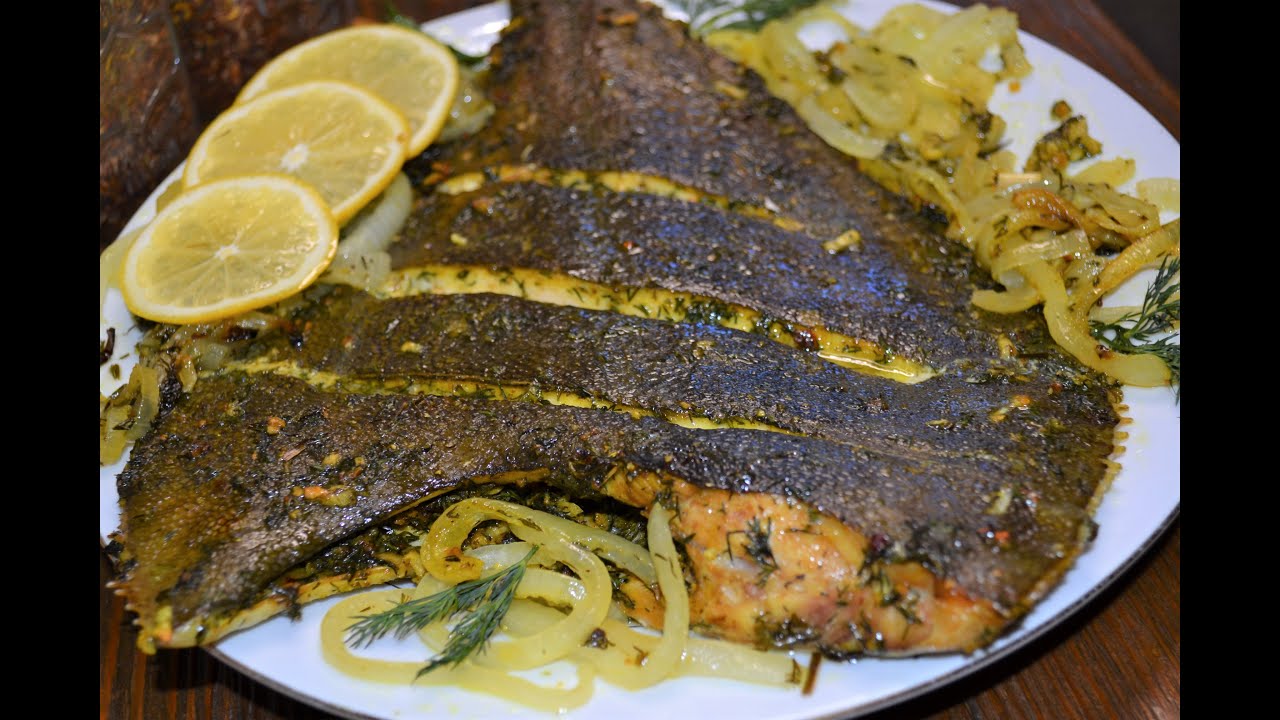 Безумно вкусная РЫБА🐟! Как легко запечь Камбалу в духовке!