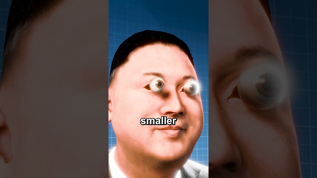 Почему у азиатов маленькие глаза 😱