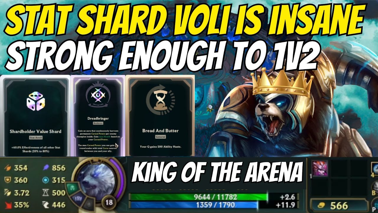 Volibear with MAX Haste (500!) Is INSANE | King Of The Arena