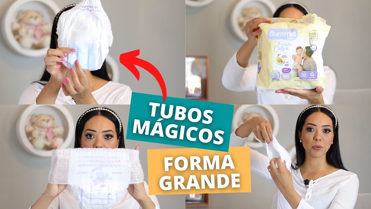 NOVA FRALDA CALÇA BUMMIS FORMA GRANDE