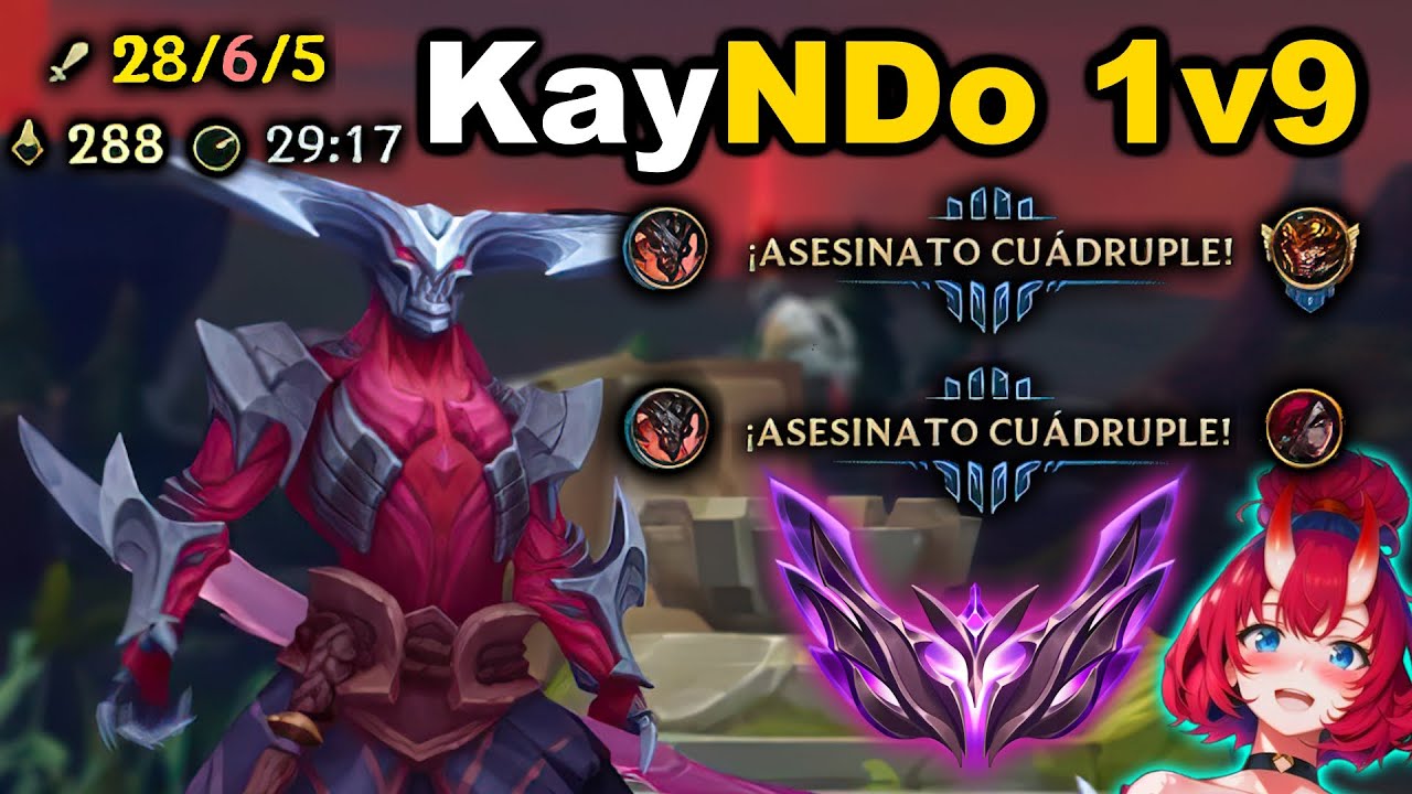 💥 EXPLOTA MASTER con el *NUEVO* KAYN MORADO 1v9