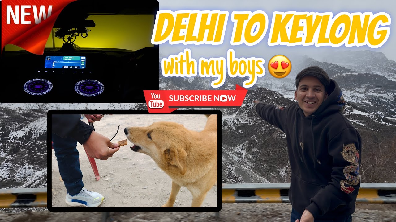 “Delhi to Keylong with My Boys 😎🔥 16 Ghante ka Road Trip | Atal Tunnel Entry with Squad 🚗💨”